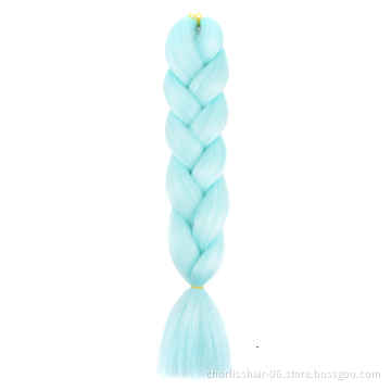 Wholesale 24'' Ombre Yaki Jumbo Braids Pre-stretched Crochet Synthetic Afro Braiding Hair Extensions Expression Braiding Hair
